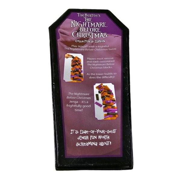 The Nightmare Before Christmas Jenga Collectors Edition Complete 2009 Tim Burton - Picture 4 of 7
